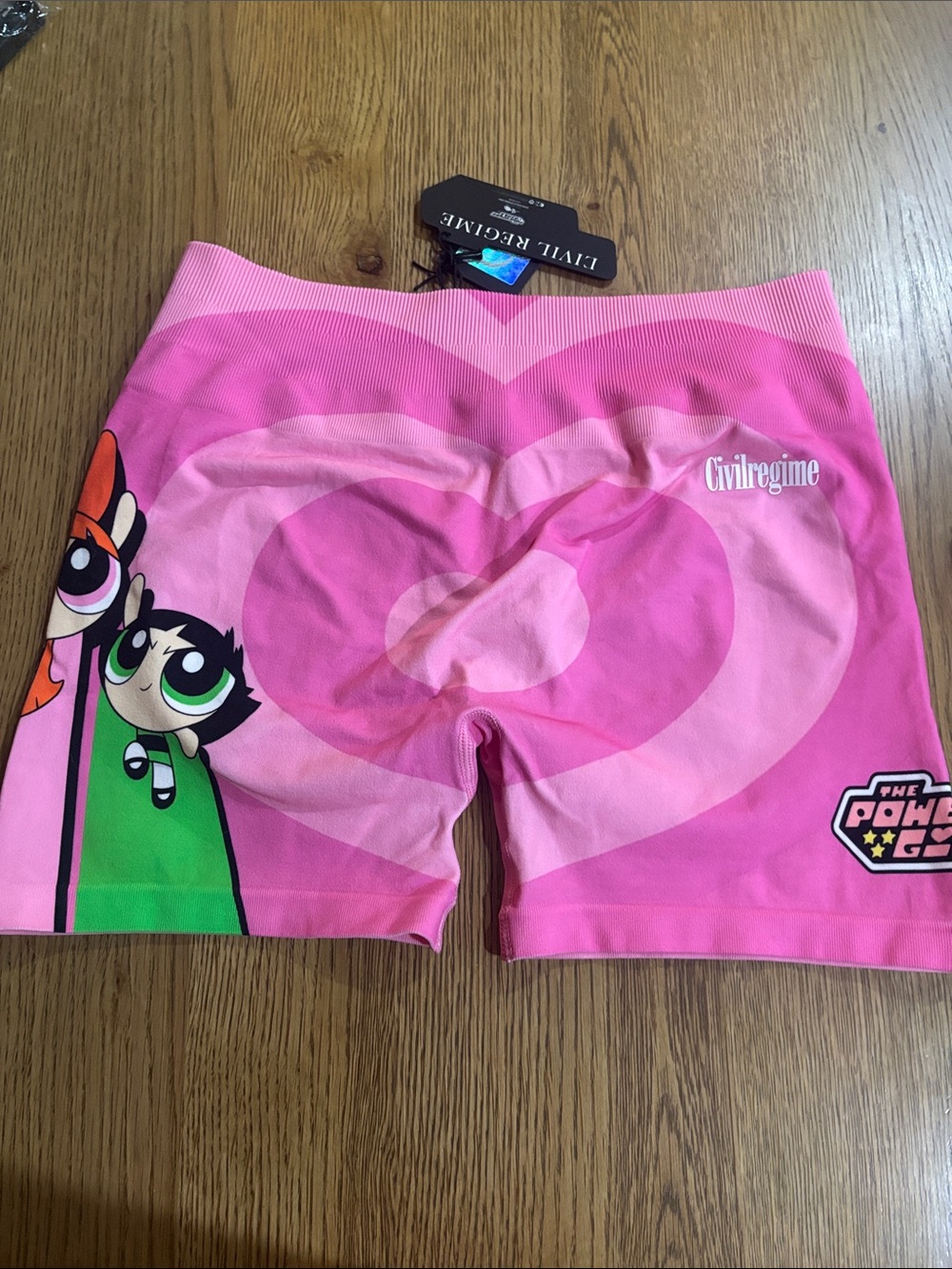 Civil Regime Powerpuff Girls Pink Girls' Athletic Shorts